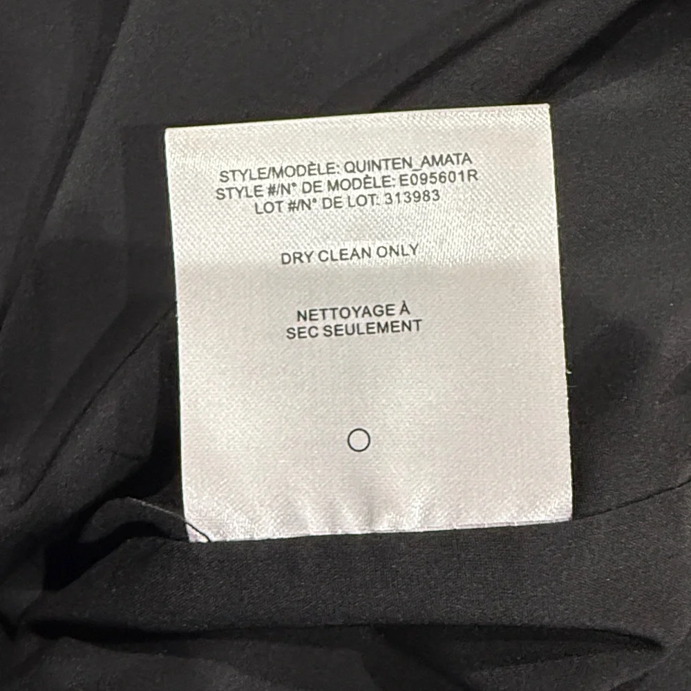 Theory Black Textured Mini Dress - Picture 5 of 5